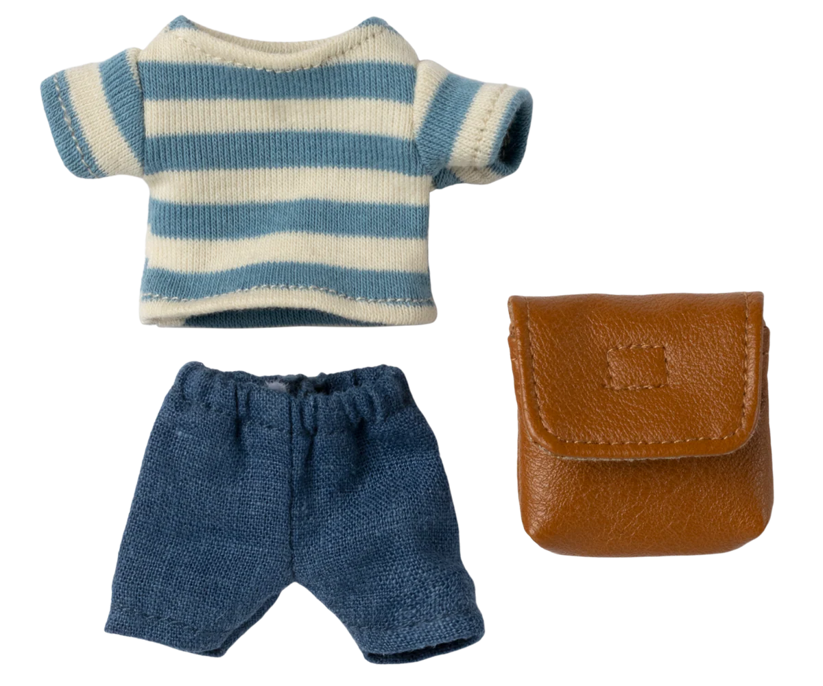 Big Brother Mouse Clothes & Brown Bag