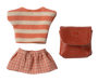 Big Sister Mouse Clothes & Coral Bag