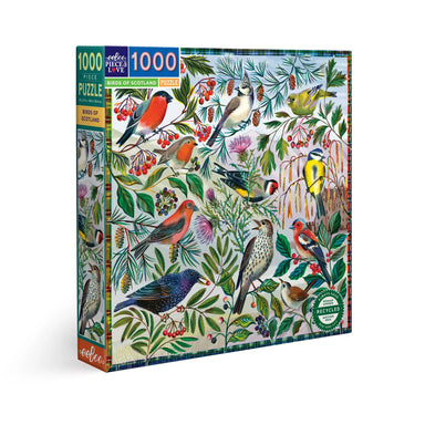 Birds of Scotland 1,000 Piece Square Puzzle