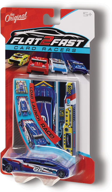 Blue Flat 2 Fast Card Racers