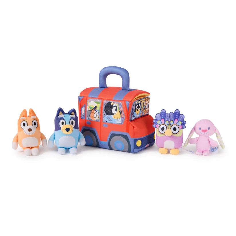 Bluey 5 Piece Plush Playset