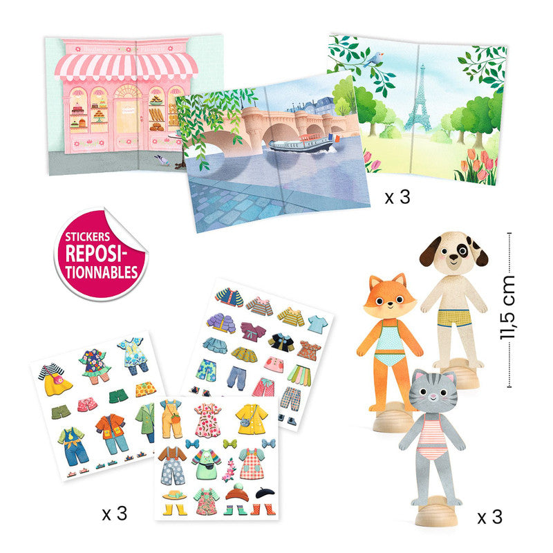 Bonjour Paris Collage Craft Kit