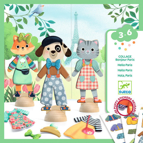 Bonjour Paris Collage Craft Kit
