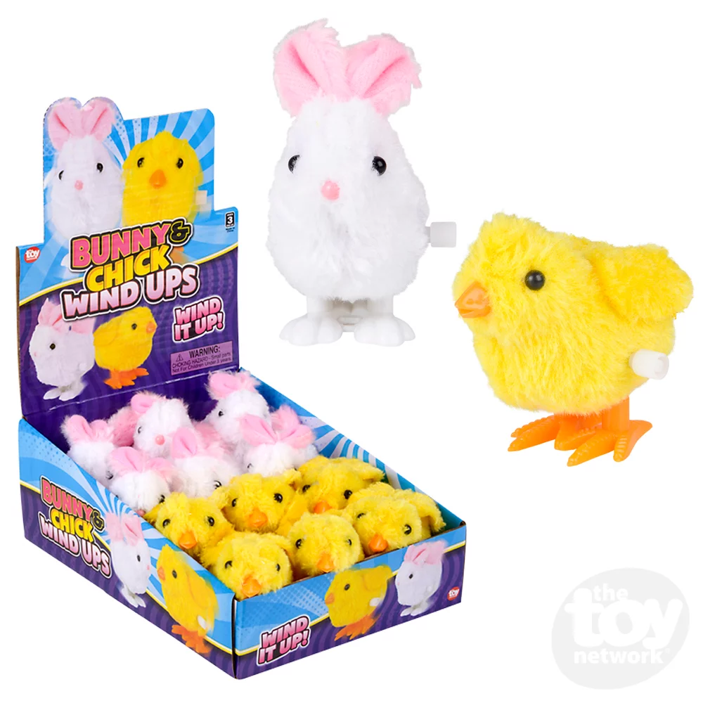 Bunny & Chick Plush Wind-ups
