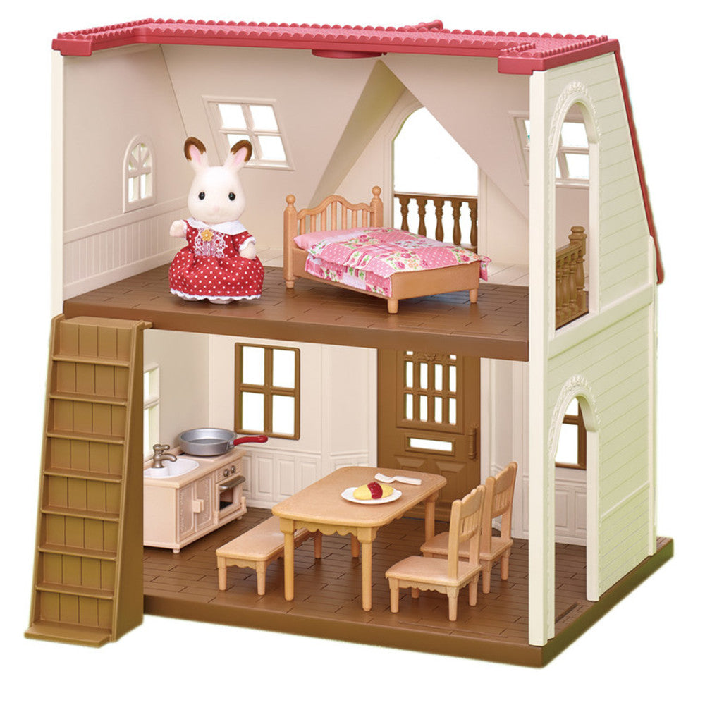 Calico Critters Red Roof Cozy Cottage Starter Home