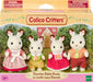 Calico Critters Chocolate Rabbit Family
