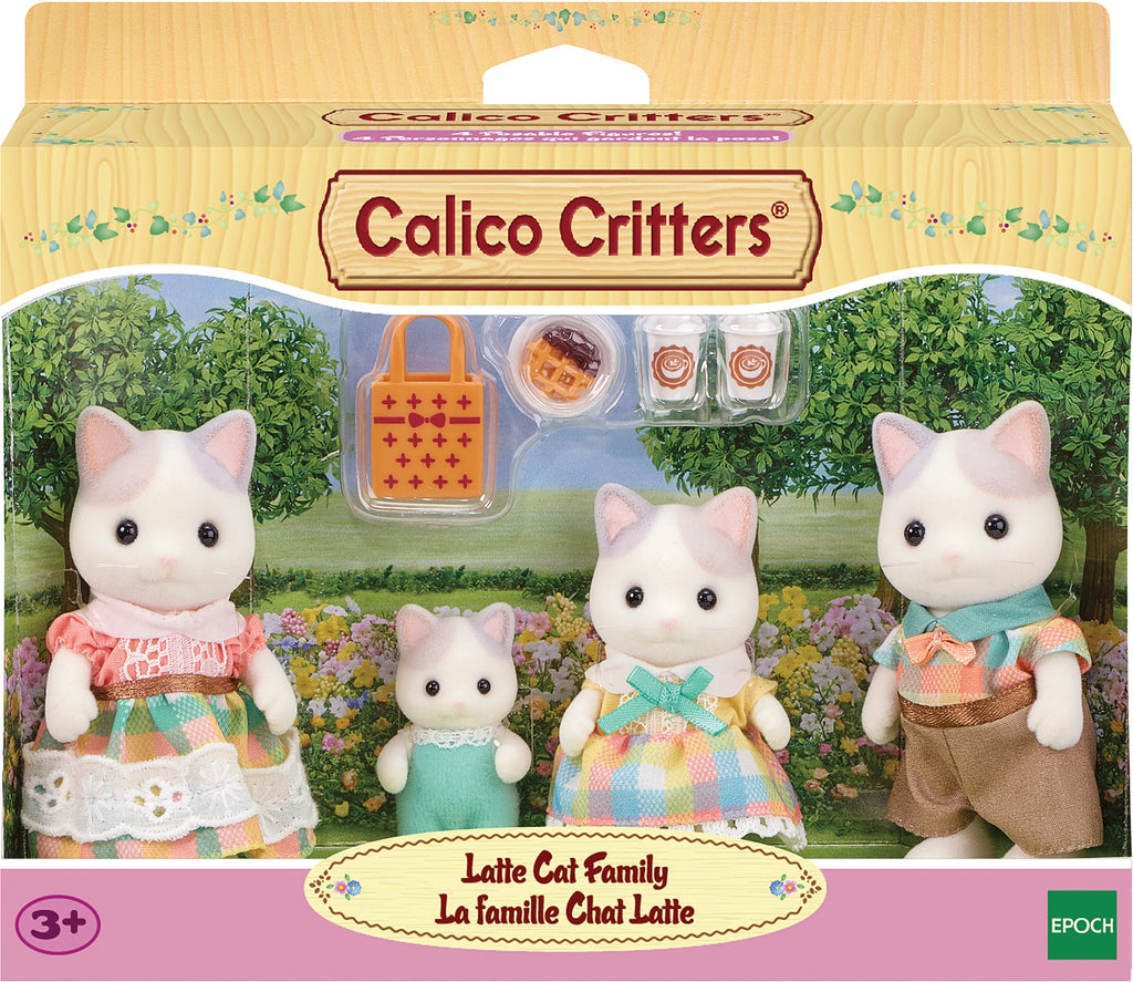 Calico Critters Latte Cat Family — Piccolo Mondo Toys