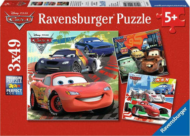 Cars Worldwide Racing 3 x 49 pc Puzzle