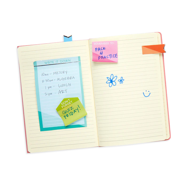 Color Write Side Notes Sticky Tab Note Set