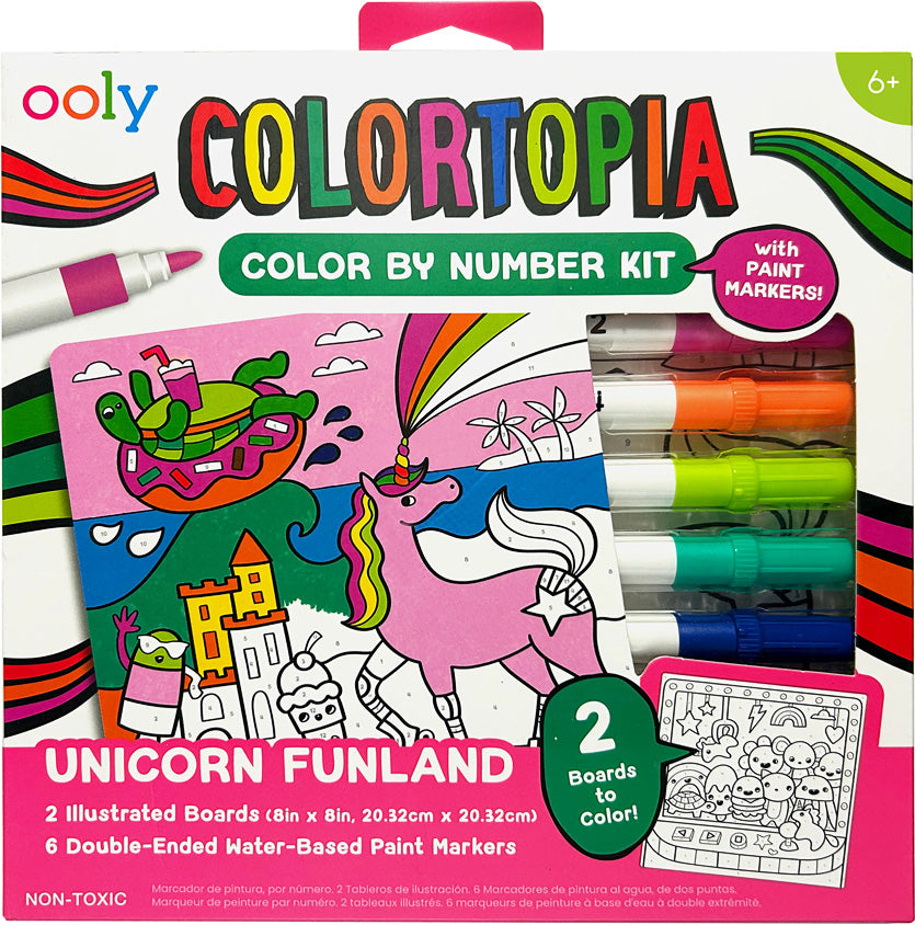 Colortopia: Unico Paint Marker By Number Kit