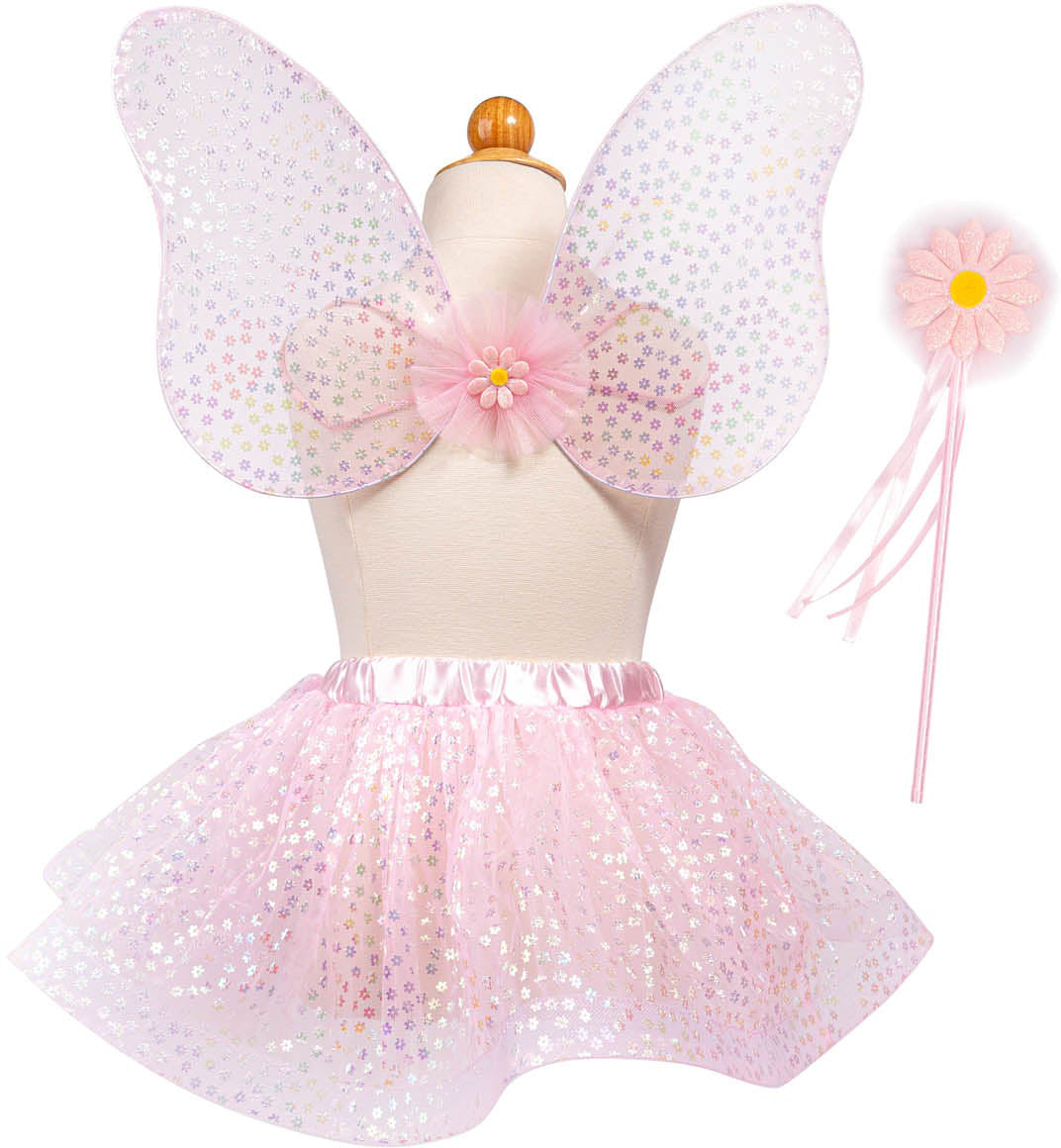 Crazy for Daisies Tutu with Wand & Wing Set Size 4-6