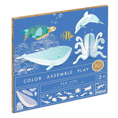 DIY Sealife Color Assemble Play Kit