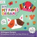 DIY Pet Pals Origami Kit