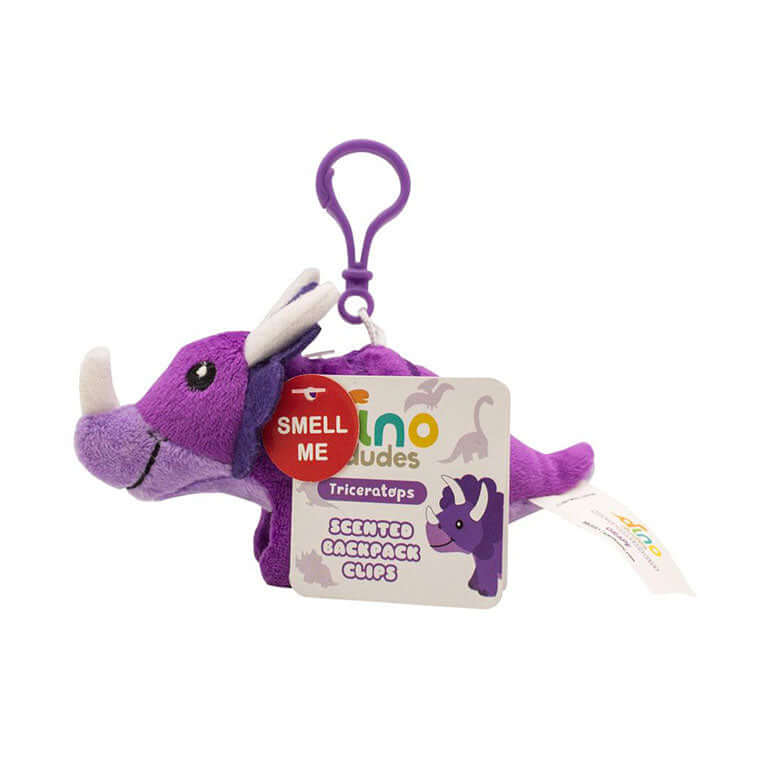 Dino Dudes Backpack Buddies Clips Grape