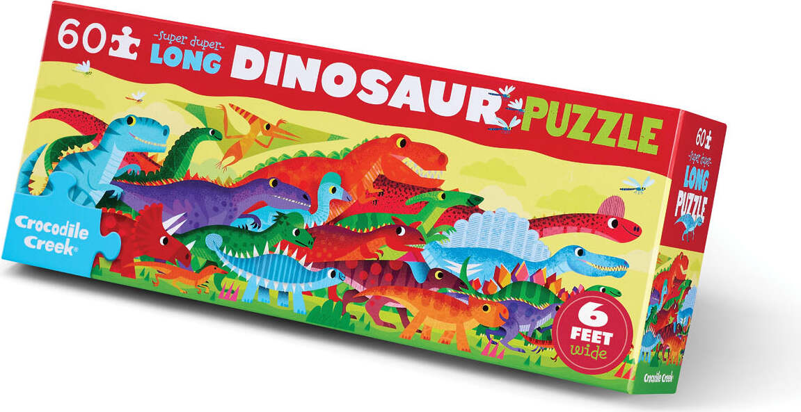 Dinoaurs 60 pc Super Duper Long Puzzle