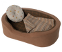 Maileg Brown Dog Basket Bed