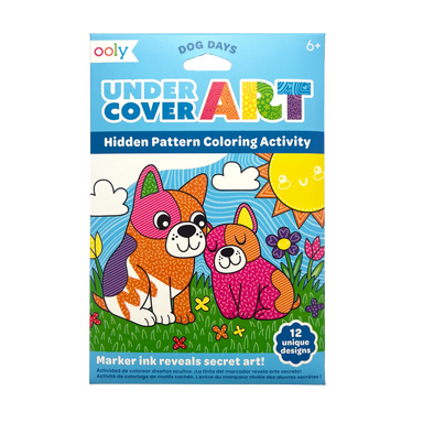 Dog Days Undercover Art Hidden Patterns Coloring Activity