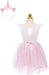 Dreamy Unicorn Dress in Iridescent Pink Size 5-6