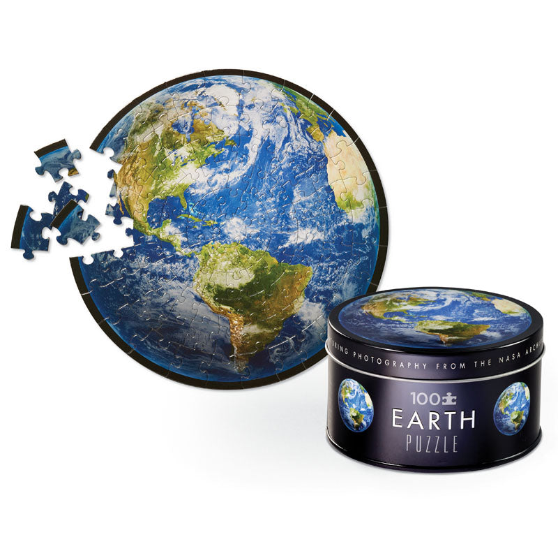 Earth 100 pc Tin Space Puzzle