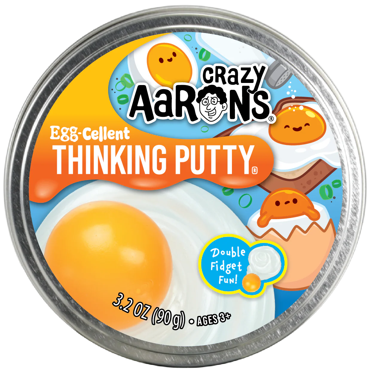 Eggcellent 4" Thinking Putty Tin