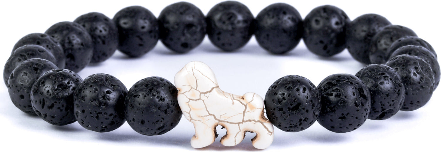 Excursion Sky Stone Lion Bracelet