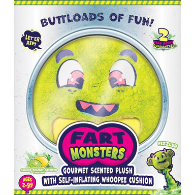 Fizzler Fart Monster Lemon Lime Scented Plush
