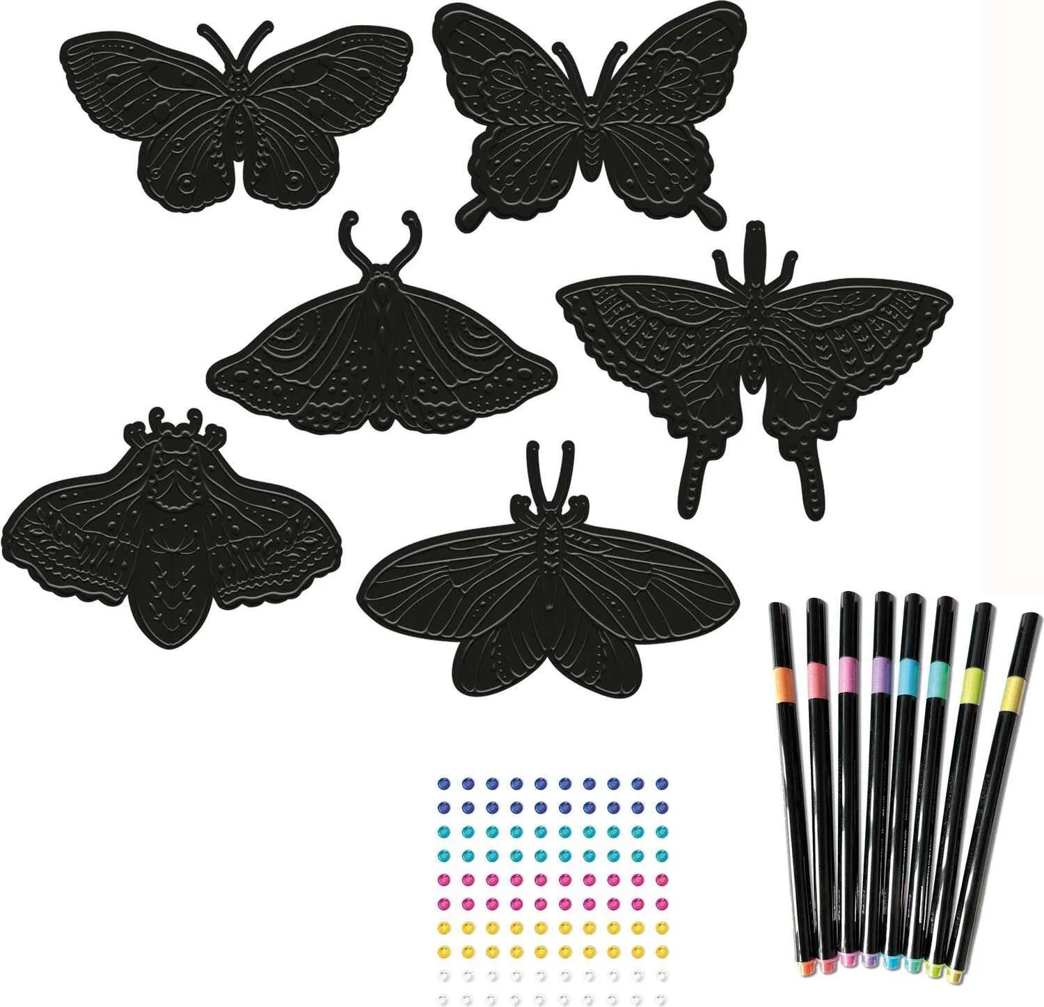 Flamboyant Butterflies  Artissimo Metallic Markers Craft Kit