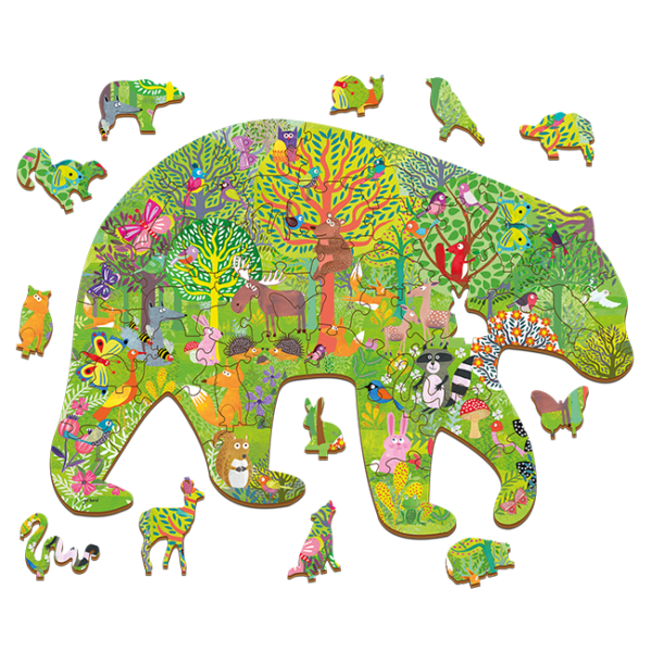 Forest Bear Woody Puzzle