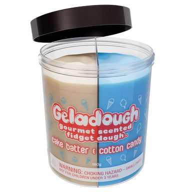 Geladough Cake Batter & Cotton Candy Scented Fidget Dough