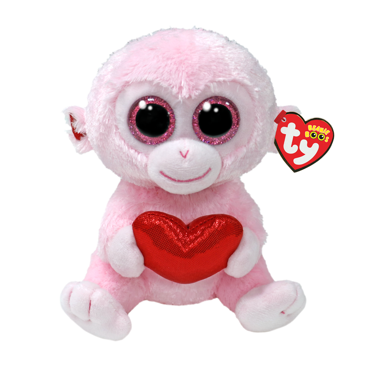 Gigi Valentines Monkey Beanie Boo