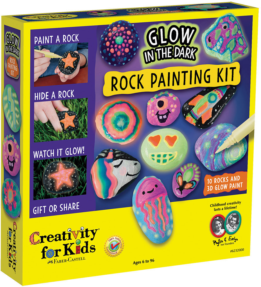 Glow in the Dark Rock Painting