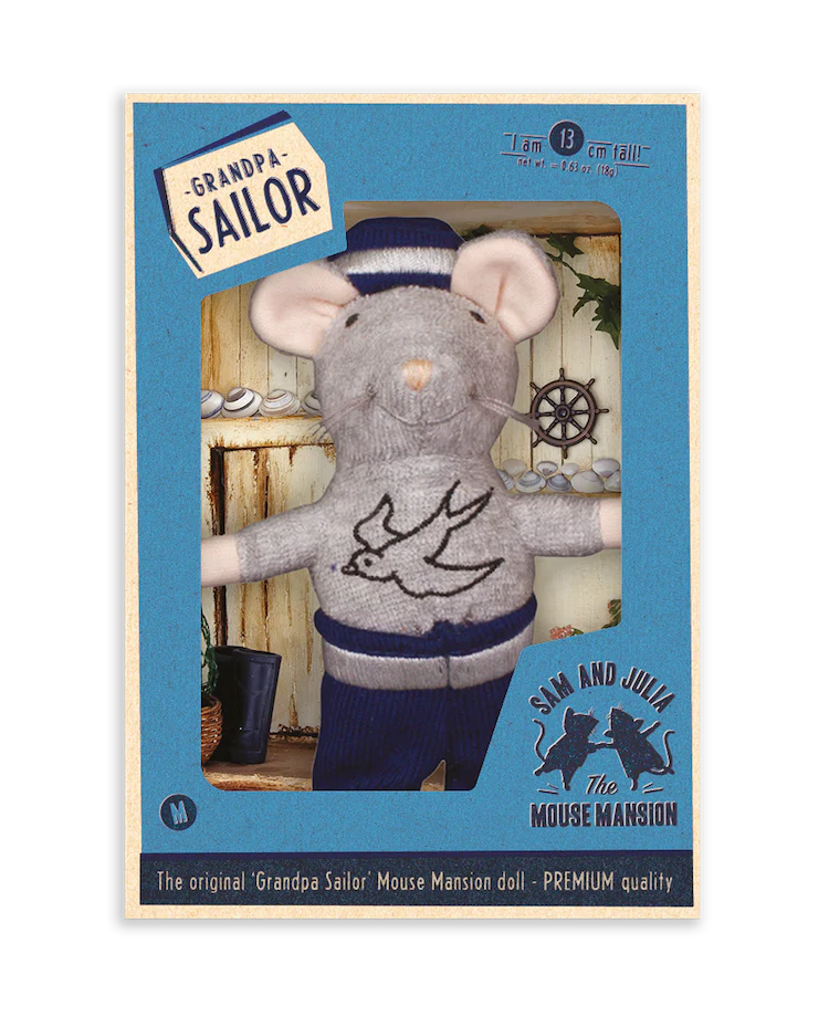 Grandpa Sailor Mouse Plush Doll