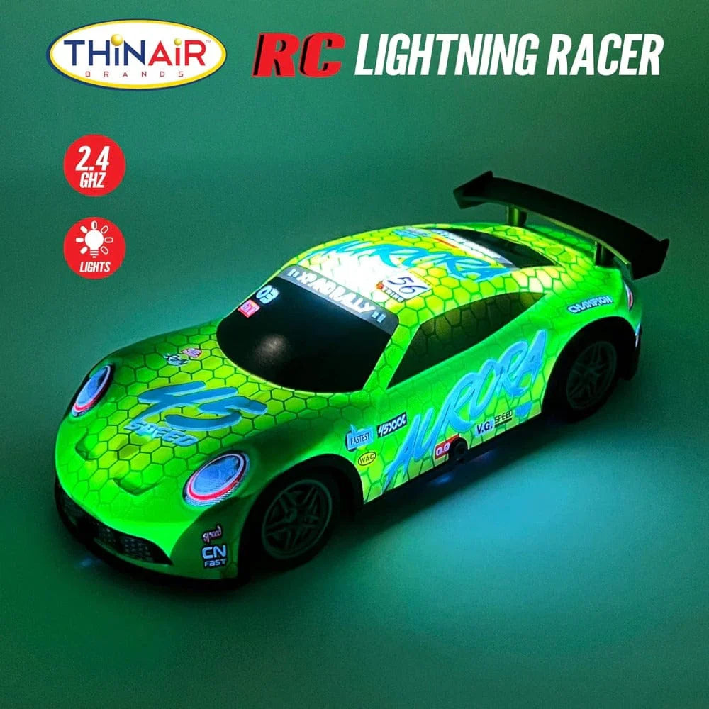 Green RC Lightning Racer