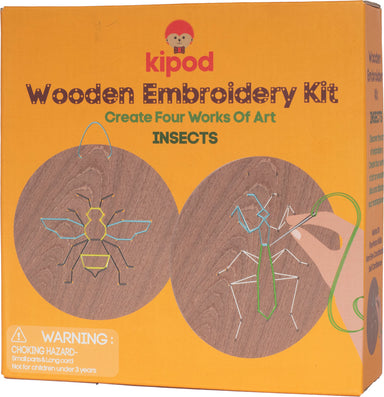 Insects Wood Embroidery Kit