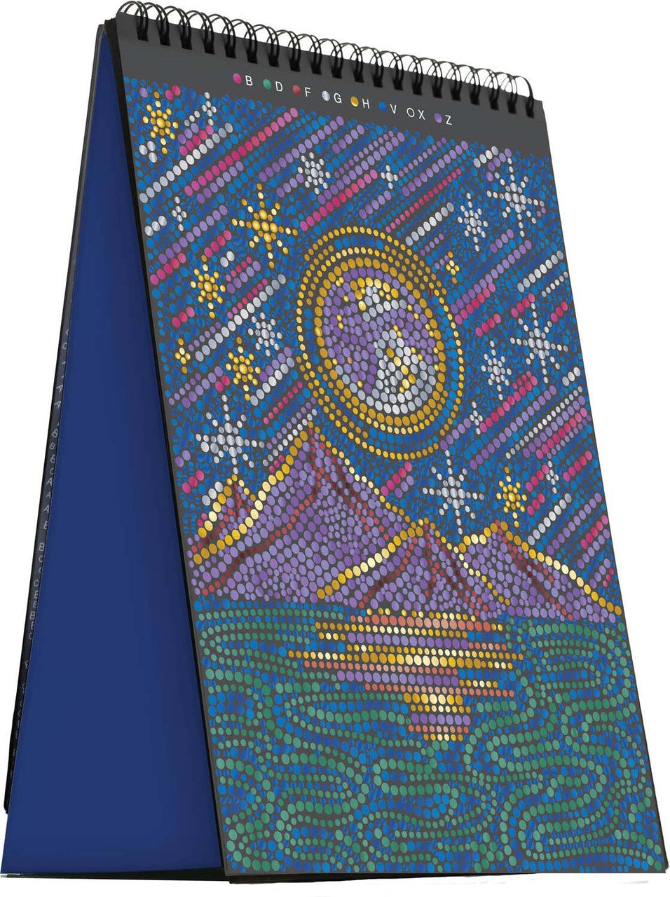 Into the Galaxy Metallic FlowArt® - Dot-By-Letter