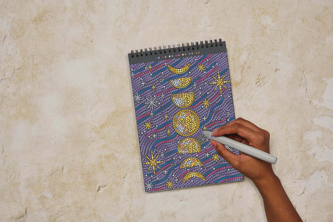Into the Galaxy Metallic FlowArt® - Dot-By-Letter