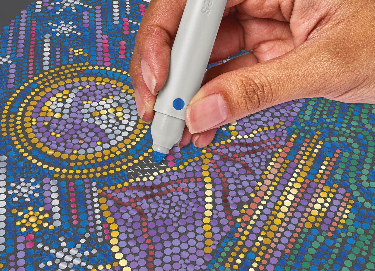 Into the Galaxy Metallic FlowArt® - Dot-By-Letter