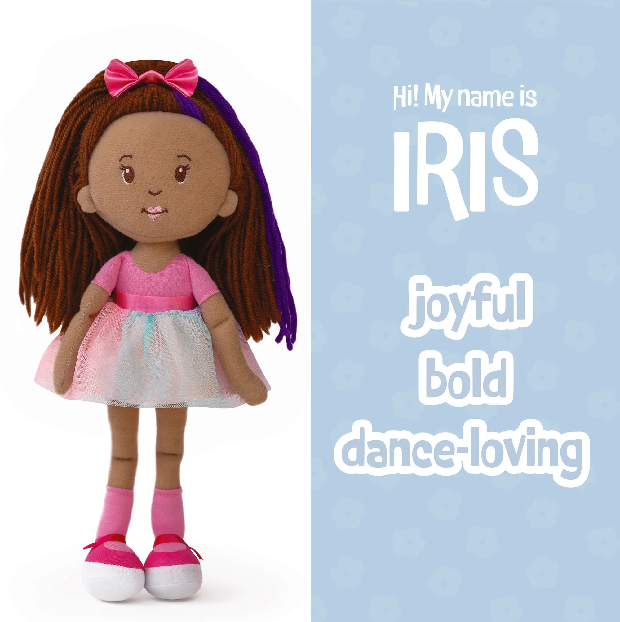 Iris Beige Skin with Brown Hair Groovy Girls Doll