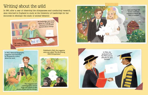 Jane Goodall Sticker Life Stories Activity Book