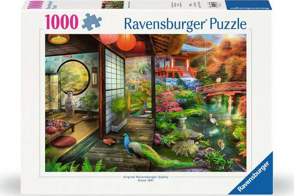 Japanese Garden Teahouse 1000 pc Puzzle