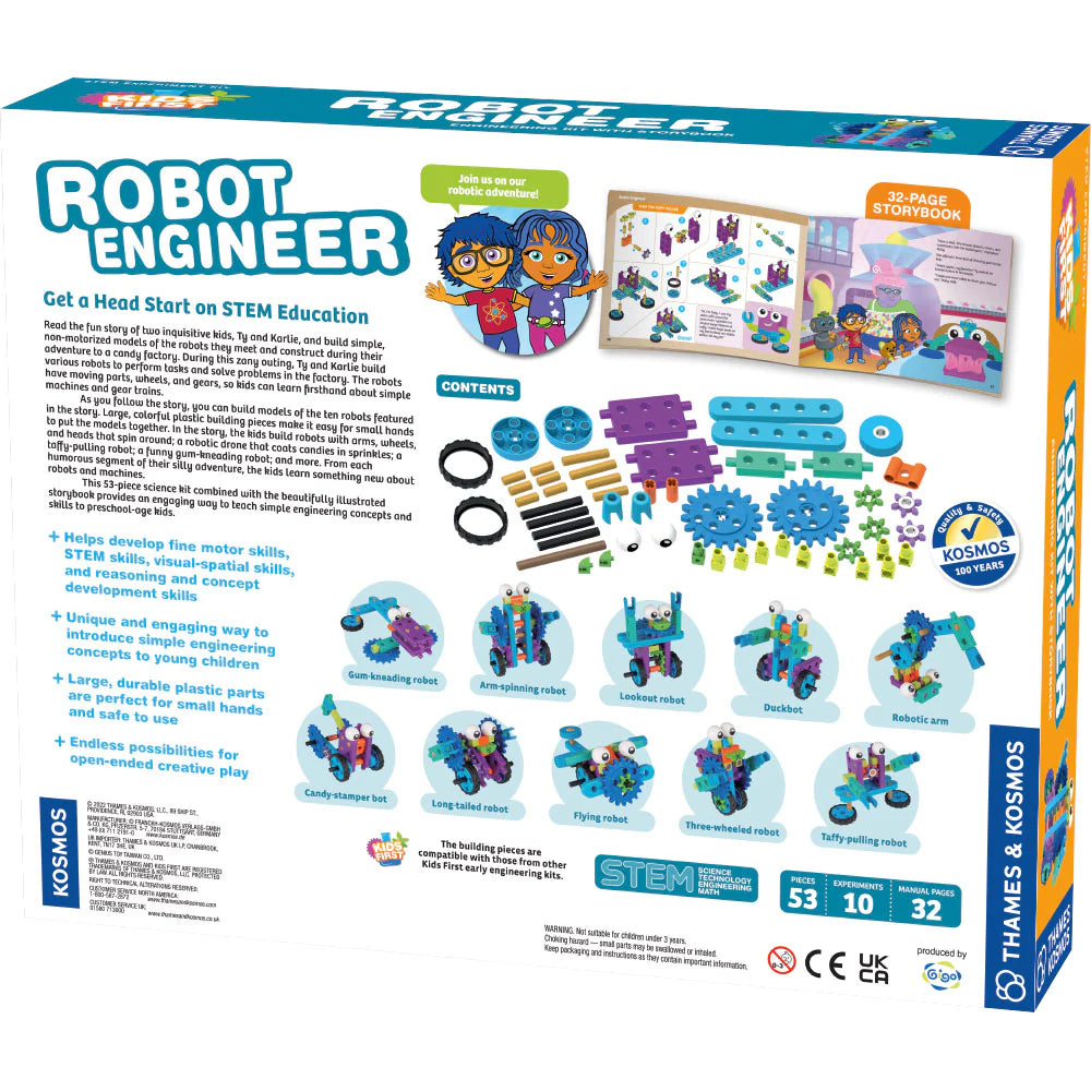 First Kit Toy Kids First Robot Engineer Kit — Piccolo Mondo Toys