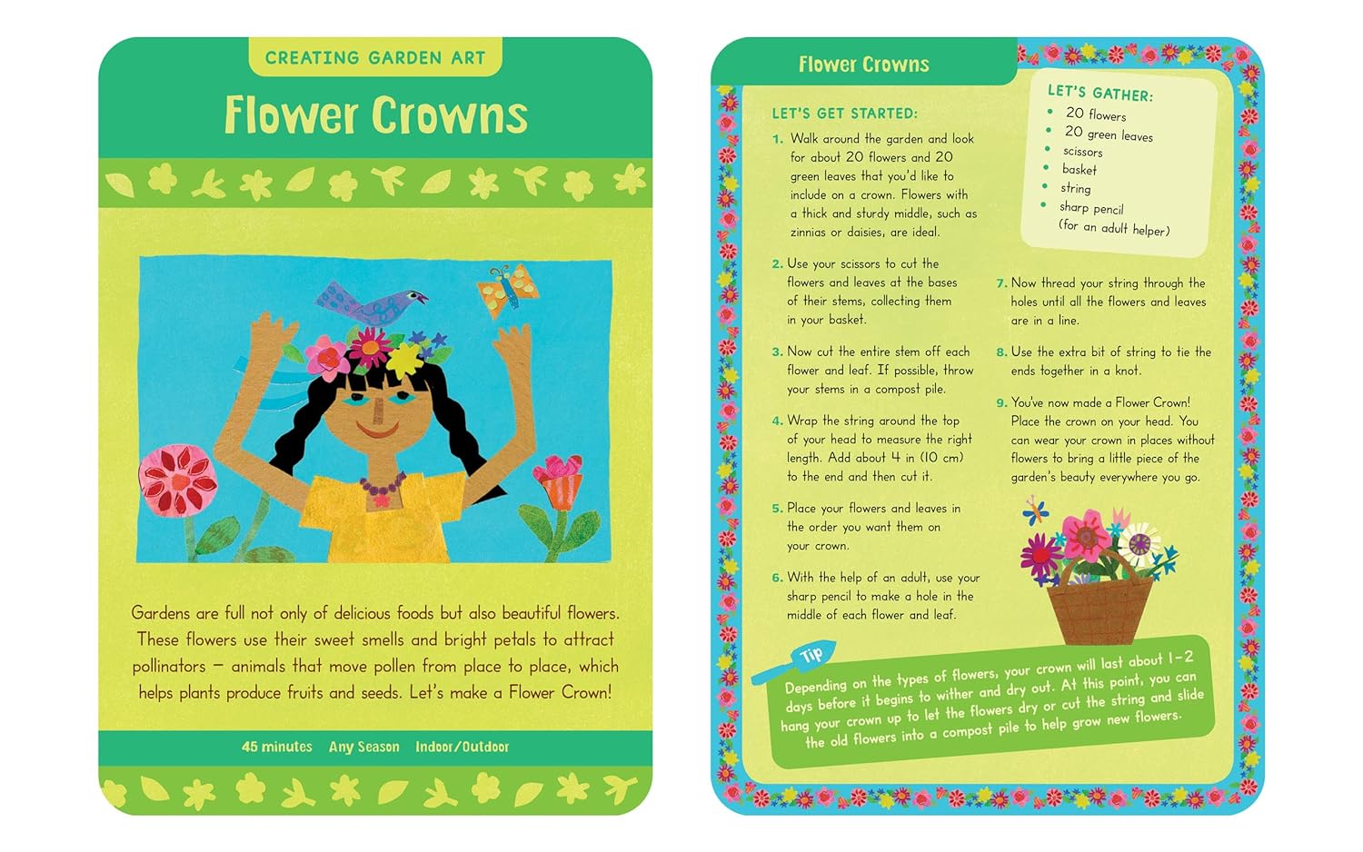 Kids Garden Activity Cards