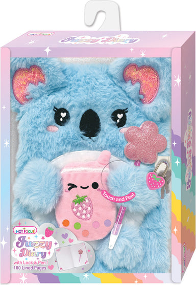 Koala Fuzzy Diary With Lock & Keys