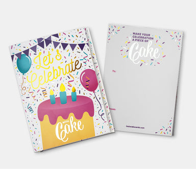 Let's Celebrate Double Chocolate Cake Card