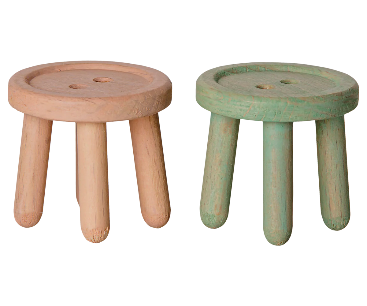 Light Rose & Light Mint Stool Set for Mouse
