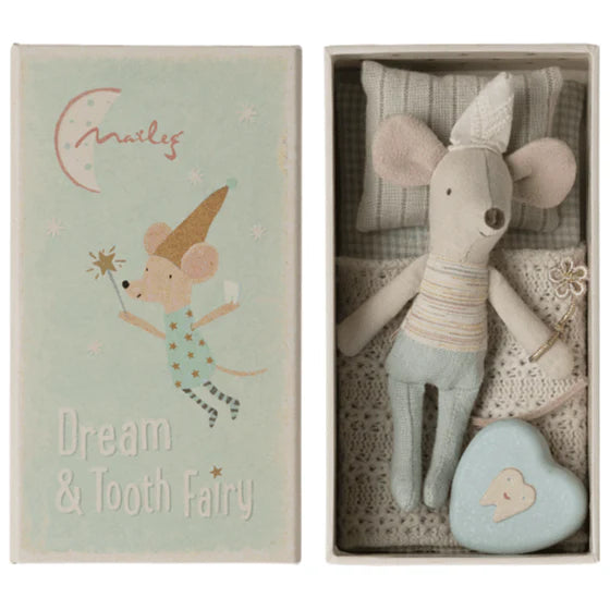 Little Brother Tooth Fairy Mouse in Matchbox