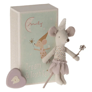 Little Sister Tooth Fairy Mouse in Matchbox