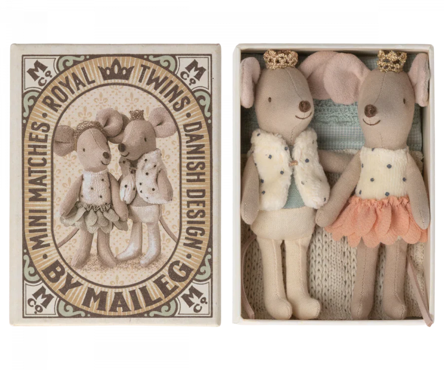 Royal Twin Mice - Little Sister and Brother In A Matchbox main image 0