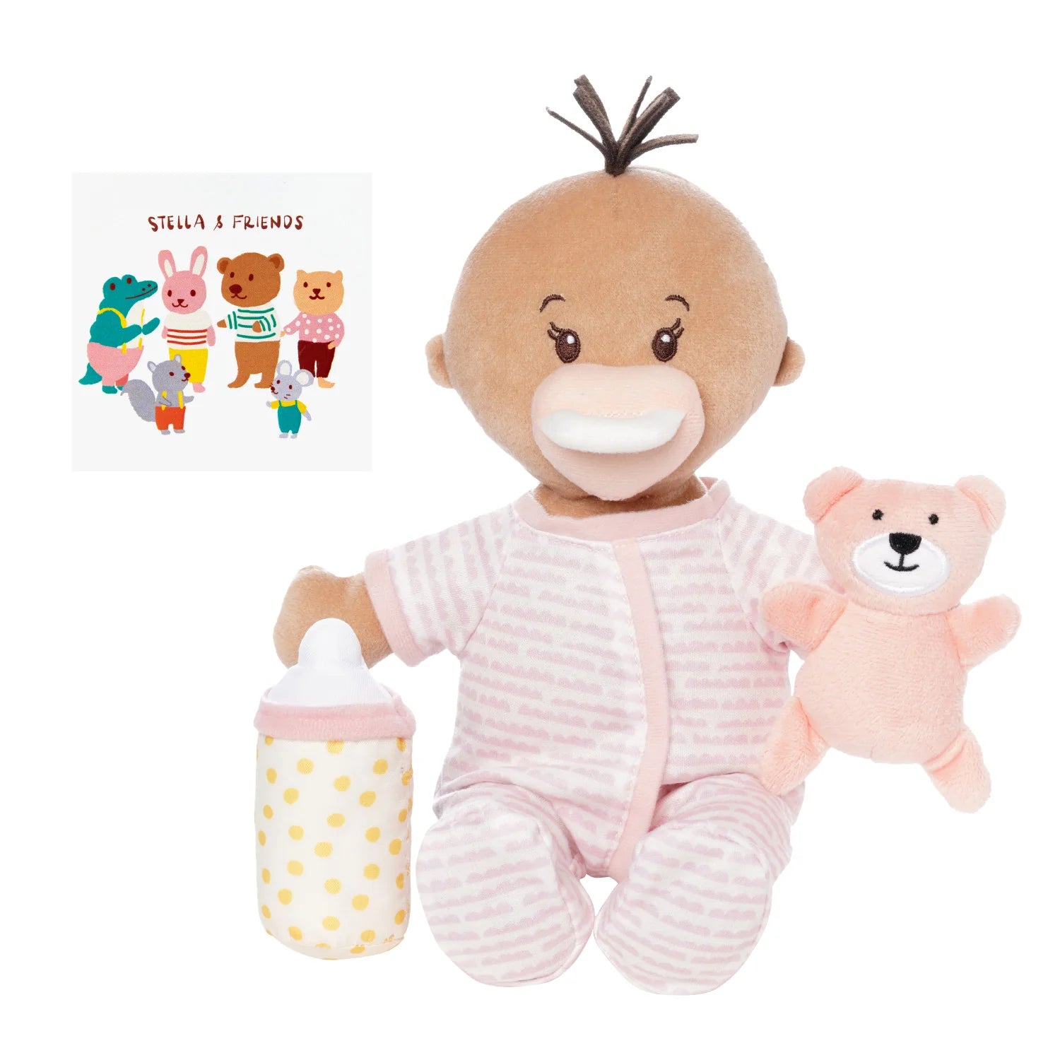 Love, Stella Sleepy Time Set Beige Doll with Brown Hair
