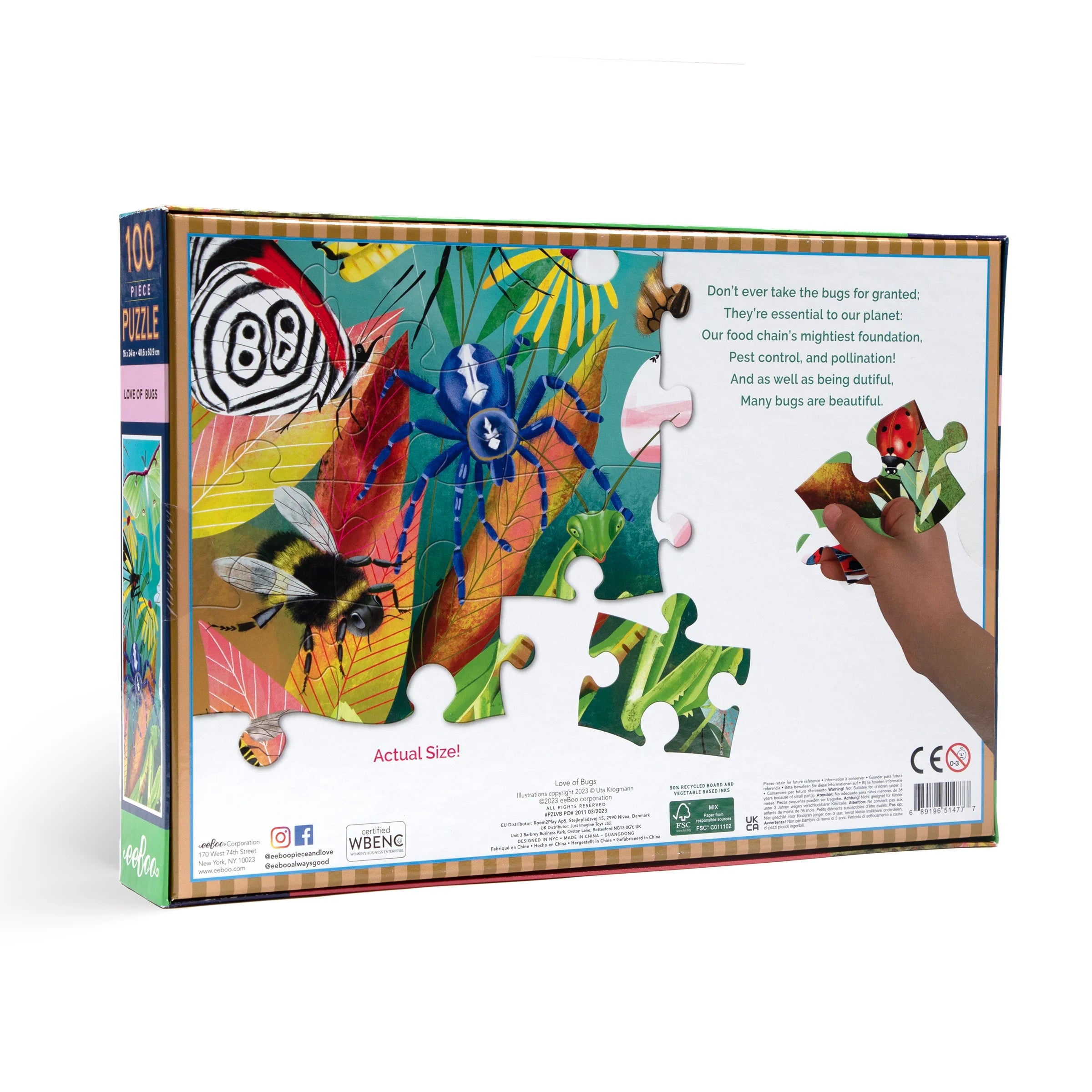 Love of Bugs 100 Pc Puzzle